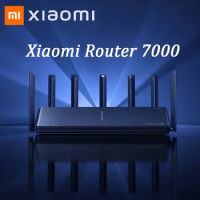 Xiaomi Router 7000 WiFi 7 Signal Booster 2.4G&amp;5G Repeater Extend Gigabit Amplifier 160MHz 1GB Memory Tri-band Mesh Wifi Router