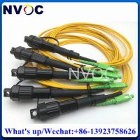 10Pcs IP67 Waterproof Corning HUAWEI Mini SC/APC 3M 5M 3.0mm Yellow Cable to OptiTap Jumper Optic Fiber Connector Patch Cord
