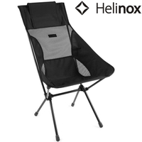 Helinox 輕量戶外高腳椅/高背椅/DAC露營椅 Sunset Chair 純黑特別版 Blackout Edition 11134R2