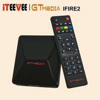 1PC GTmedia Smart TV Box 2021 IFIRE 2 Full HD 1080P, H.265 HEVC 10Bit/CPU 70MHz Dual/BT Remote Control/ Internet M3U Set Top Box