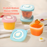 Sweet Wadah Mpasi Bayi Baby Food Container Penyimpanan Mpasi Bayi 120ml kotak mpasi bayi kaca Merah