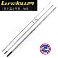 LONG CAST Japan fuji 4.2 meters SURF ROD 100-250G high carbon 3 sections distence throwing fishing rod SURF Casting fishing rod