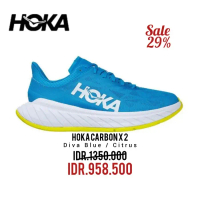 HOKA CARBON X 2 DIVA BLUE / CITRUS ORIZINAL  - 39