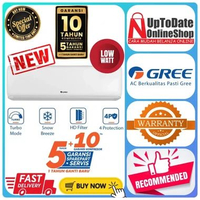 AC GREE GWC-18N1A 18N1A GWC18N1 STANDARD 2 PK FROZEN POWER COOLING AC 2PK GREE LOW WATT SPLIT GREE A