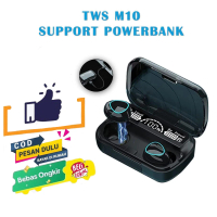 RG TWS M10 headset bluetooth Headphone Wireless Digital Indicator earphone led Support All Ponsel Sm