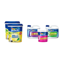 【Dulux得利官方店】3坪 全效合一乳膠漆+壁癌包組合(油漆 壁癌漆 618)