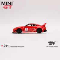 TSM MINI GT #311 1:64 NISSAN R35 No. 35 GT-RR Ver.1 Die-cast alloy car model GIFTS