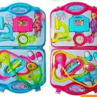 PGTOYS - Peralatan Dokter Set Mainan Anak Edukasi DOCTOR MEDICAL SET Koper Mainan Boneka + Dokter Do
