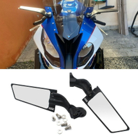 威速 CNC摩托車鋁製可調風翼後視鏡 適用於寶馬 S1000RR 2009-2018