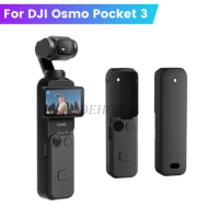 Silicone Cover For Osmo Pocket 3 Dustproof Protective Case Lens Cap Soft Shell Case For DJI Pocket 3 Gimbal Camera Accessories