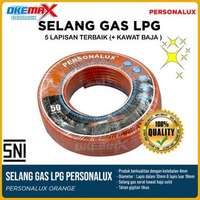 Personalux Selang GAS LPG tekanan Tinggi Tekanan Rendah 5 Lapis kualitas terbaik SNI Kawat Baja Per 