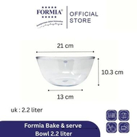 Formia Mangkuk Kaca Bake & Serve Bowl series 2200 ml