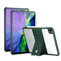 【XUNDD 訊迪】iPad Pro 12.9吋 2021/2020版通用 軍事氣囊 隱形支架平板防摔保護殼套