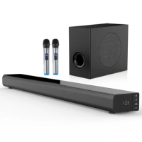 5.1 Sound Bar with Stereo Sound Subwoofer Wireles Bluetooth TV Speaker Soundbar and Rear Surround Sound Speaker for Home Theater