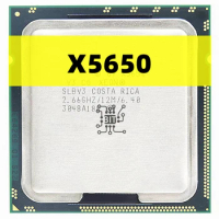 Xeon X5650 Six Core Processor 2.66GHz 95W LGA 1366 12MB L3 Cache server CPU SLBV3