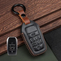 Genuine Leather Car Key Cover Case for Toyota Alphard key cover alphard vellfire30 Key Shell Auto Accessories