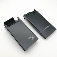 Aluminium Alloy Black Cigarette Case 20 Metal Cigarette Box Cover The Dirty Portable Smoking Organizer Holder Gadgets For Lover