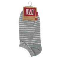 【BVD】舒適條紋女踝襪22-25cm*12雙入(女踝襪 女襪 機能襪)