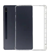 with Pen Slot Tablet Case Shockproof Airbag Protective Shell Ultra Thin Transparent for Samsung S6/S7/S8/S8Ultra/S9Ultra/A7/A8
