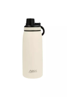 Oasis Oasis Stainless Steel Insulated Sports Water Bottle with Screw Cap 780ML - Alabaster