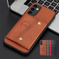 Leather Wallet Case For Samsung Galaxy A14 A34 A54 5G Card Slot Holder Shockproof Coque For Samsung A24 4G A 14 34 54 Back Cover
