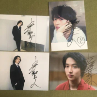Yamazaki Kento autographed original photo 7 inches collection J-POP 2022