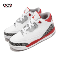 Nike Jordan 3 Retro TD 童鞋 白 紅 爆裂紋 小童鞋 喬丹 親子鞋 OG 老屁股 DM0968-160