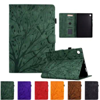 For Huawei Matepad T10 T10s Case For Matepad T10 MatePad T10s 10.1 Cover Funda Tablet 3D Tree Bird Embossed Soft Silicone Back S
