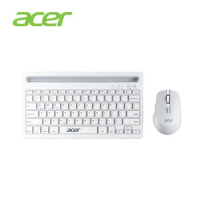 Acer Bluetooth Wireless Dual Mode Keyboard and Mouse Set For Mobile Phones Tablets Connection Black Kit Rechargeable OKR212+M155