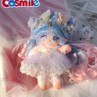 Cosmile Monster Lolita Soft Silk Wig Girl Plush 20cm 28cm Doll Body Toy Clothes Cosplay Anime Accessories Cute W