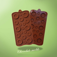 【嚴選&amp;現貨】 大小鈕扣矽膠模 蛋糕矽膠模 巧克力模 餅乾模 果凍模 手工皂模 蛋糕模 翻糖模 烘焙工具