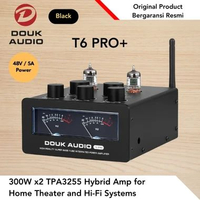 Douk Audio T6PRO HIFI TPA3255 Bluetooth Tube Amplifier with VU Meter 300Watts x2 T6PRO PLUS BLACK