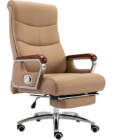 Home Reclining Study Lift Swivel Chair Office Leather Boss Chair Free Shipping