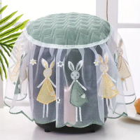 1pc Air Fryer Dust Cover Electric Rice Pot Dust Cover Lace Fabric CoverSuitable For Laundry Kitchen Appliances Dust Cover