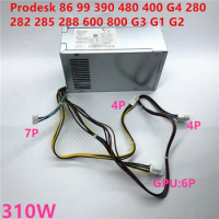 New PSU For HP 86 99 390 480 400 G4 280 282 285 288 600 800 G3 G1 G2 4Pin 310W Power Supply PCG007 DPS-310AB-1 A DPS-310AB-3 A