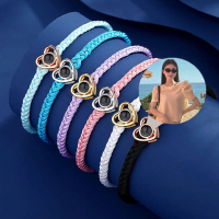 ORINTHIA Gelang S925 Custom Proyeksi Foto Pria Wanita Hadiah Ulang Tahun Anniversary Kotak Hadiah Be