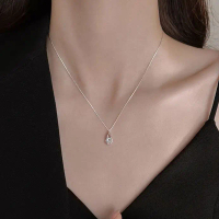 [เก็บเงินปลายทาง] S925 silver necklace/silver necklace/Korean necklace/Korean style necklace