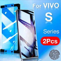2pcs For VIVO S12 S15 S16 S17 S18 S17e Pro Plus Screen Protector Protective with Install Kit Not Tempered Glass