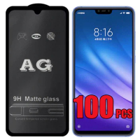 100pcs AG Matte 9H Tempered Glass Anti-Fingerprint Screen Protector For Samsung Galaxy A01 A11 A21 A31 A41 A51 A61 A71 A81 A91
