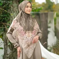 Fisura Scarf Khimar Printing Syari Harmony 39 Motif Baru harmony 30