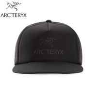 【ARC'TERYX 始祖鳥 LOGO休閒帽《黑》】X000006117/平沿卡車帽/鴨舌帽/棒球帽