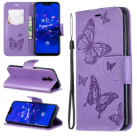 Flip Cover for Huawei Mate 20 Lite Maimang 7 Mate 20 Pro Wallet Stand Case PU Leather Card Holder with Strip
