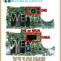 X510UNR i3 i5 i7-8th CPU Mainboard For ASUS X510UNR X510UN X510UA X510UF X510UAR S510UN S5100U X510UQ F510U VM510UA Motherboard