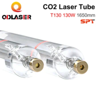 QDLASER SPT T130 130-150W Co2 Laser Tube Length 1650mm Dia 80mm for CO2 Laser Engraving And Cutting Machine