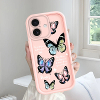 สำหรับ iPhone 16 เคส เคสไอโฟน เคสโทรศัพท์ ผีเสื้อ Case T32147
