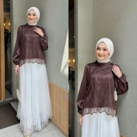 PROMO TERBATAS !!! Fatunhijabs - KALANI BLOUSE BRUKAT - BLOUSE KONDANGAN