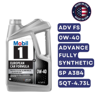 MOBIL 1 EUROPEAN CAR FORMULA FS 0W-40 SP Advance Fully Synthetic Engine Oil (4.73L)