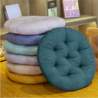 Round Solid Color Chair Cushion Office Chair Cushion/nap Pillow Soft floor Cushion Non Slip Seat Cushions For Student Classroom