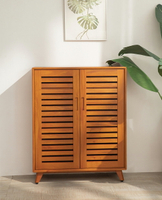 【領券!92折滿3300再折300可累折】瑪荷尼家具Mahogany-全原木 桃花心木 有門式鞋櫃 米蘭85鞋櫃