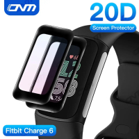 Pelindung skrin baharu 3 keping untuk Fitbit Charge 6, liputan penuh, filem pelindung fleksibel Ultr